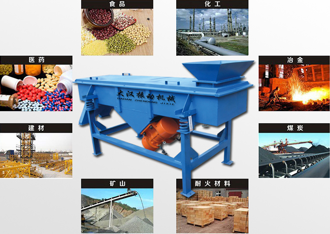 地皮菜直線振動篩適用行業(yè)